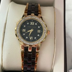 Black faced Ladies Watch